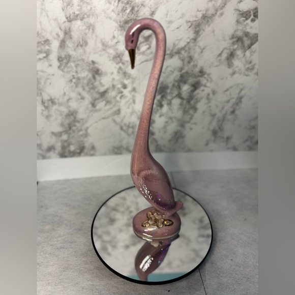 Source Unknown Other - vintage ceramic swan or crane figurine